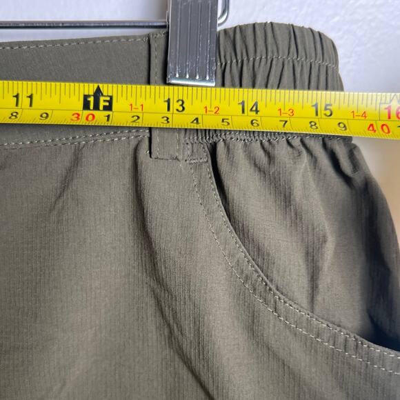MIER Shorts Women's Size 12 Gray Nylon Stretch Cargo Lightweight Hiking Outdoor - Picture 2 of 7